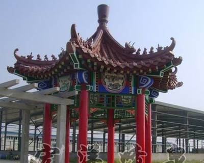 河北古建亭子厂家图片|河北古建亭子厂家产品图片由保定宏洋喷泉公司生产提供-